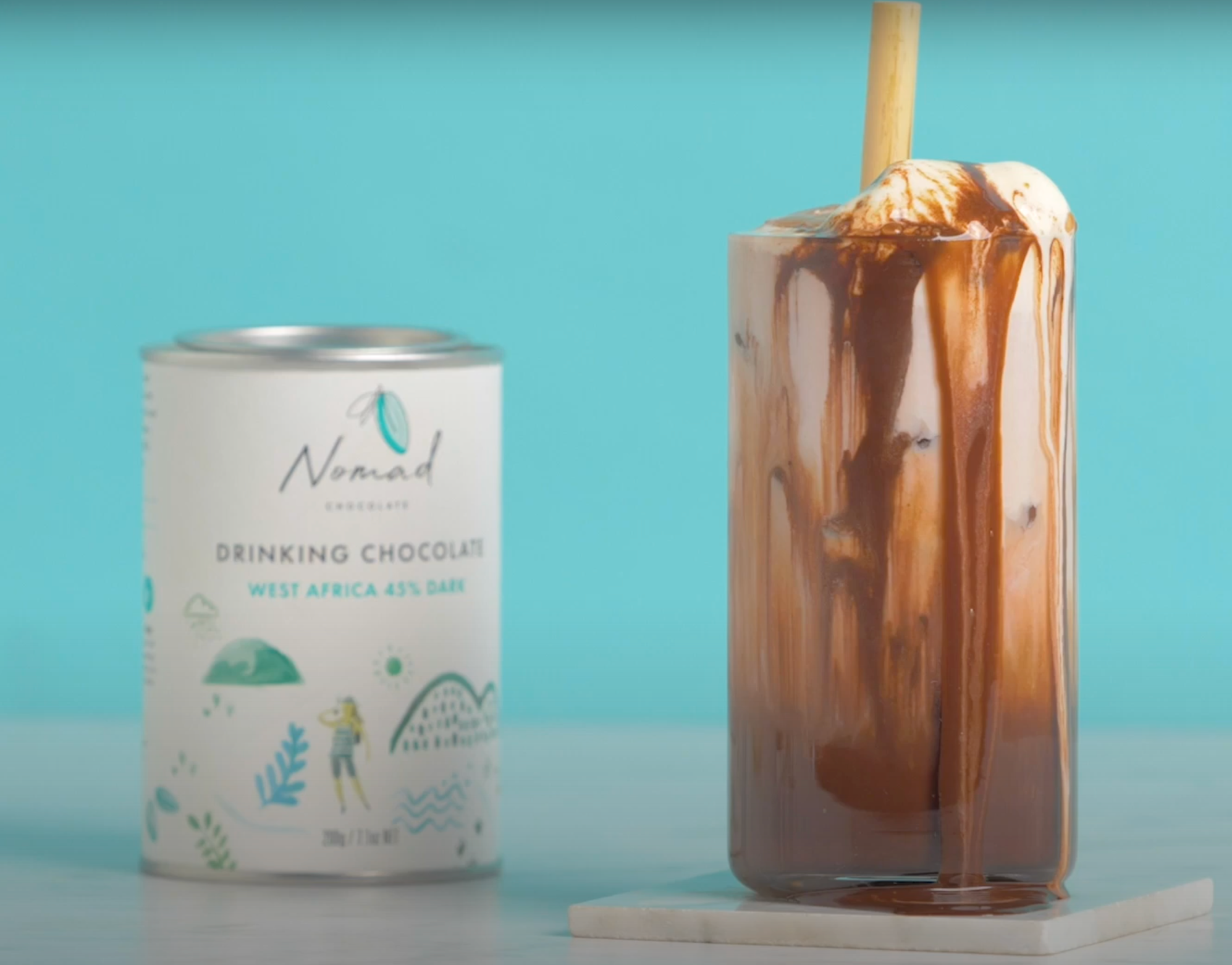 SIMPLE HOMEMADE ICED CHOCOLATE