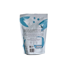 Load image into Gallery viewer, Conure coffee beans in 250g bag back of the bag with information. Original blend  in white bag with blue illustration