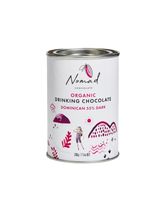 Load image into Gallery viewer, Nomad Chocolate Organic Drinking Chocolate Dominican 55% Dark tin