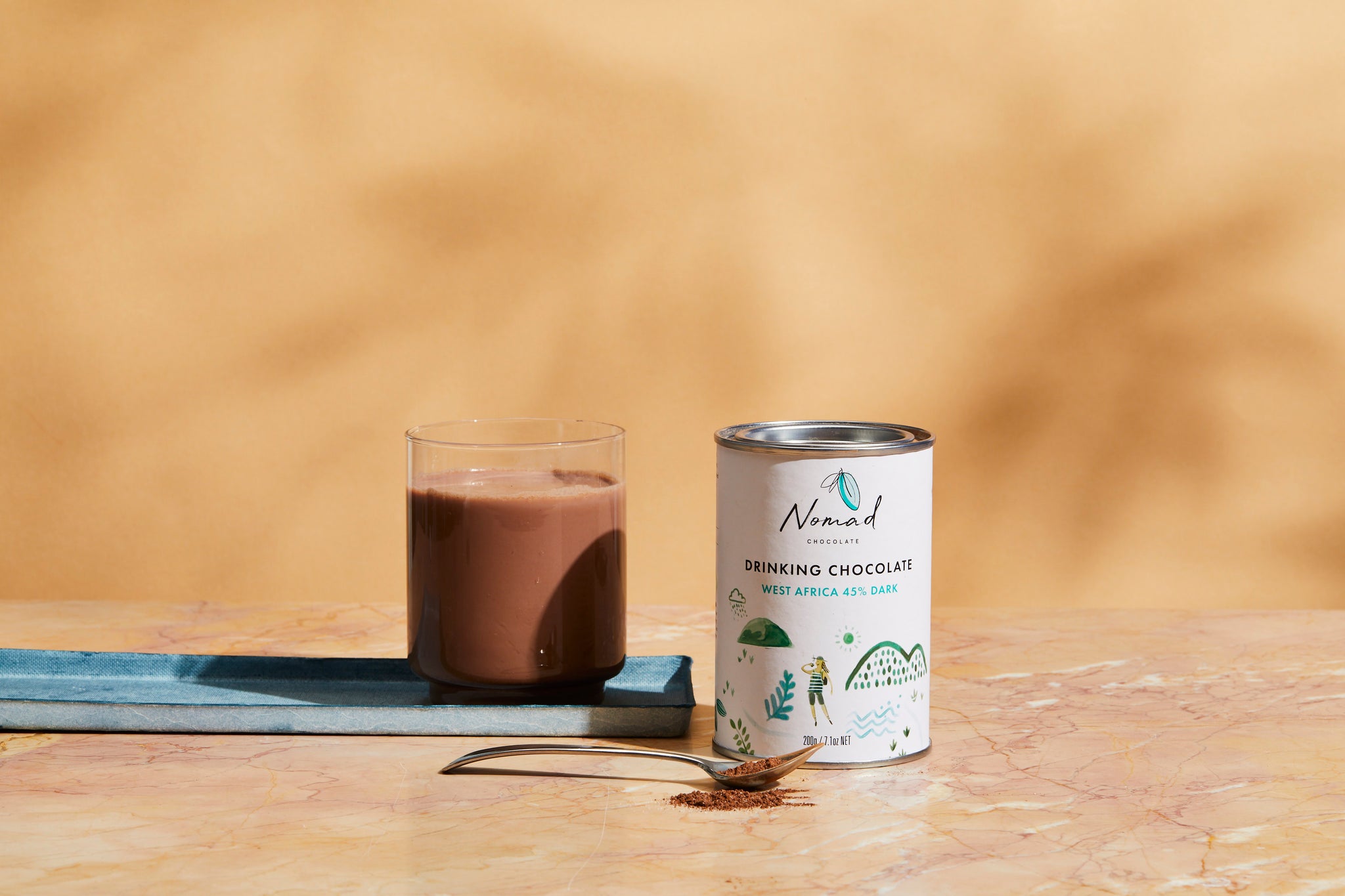 Nomad Chocolate's West Africa 45% Dark Hot Chocolate is Now Available at Woolworths