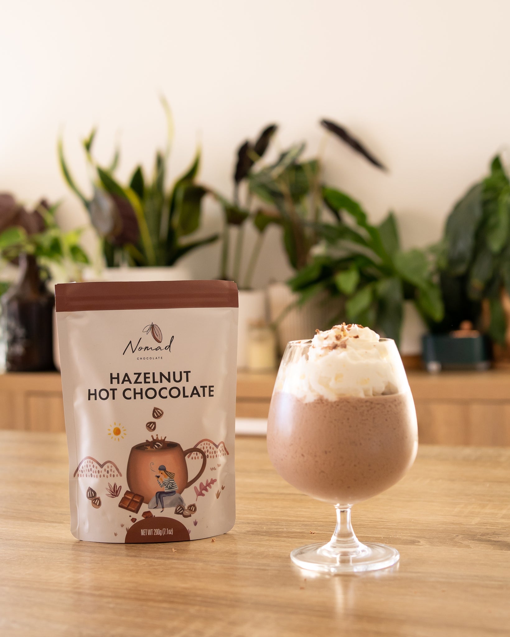 CHOC-HAZELNUT BRANDY FRAPPE