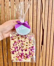 Load image into Gallery viewer, Rose, Pistachio and Raspberry White Chocolate Bark