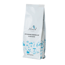 Load image into Gallery viewer, White bag of Nomad Drinking Chocolate Bondi Blend on a white background