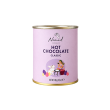 Load image into Gallery viewer, A 4.5 oz can of Nomad Chocolates Hot Chocolate Classic on a solid white background.