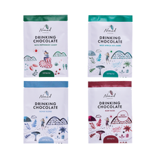 Load image into Gallery viewer, Nomad Chocolate 4 Minis each 40g, West Africa 45% Dark, Bondi Blend, Peppermint Candy and Ruby Bliss