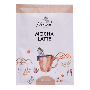 Nomad Chocolate Mocha Latte, dark cacao with instant coffee, Mini Pack 40g