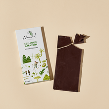 Load image into Gallery viewer, Nomad Chocolate Ecuador Amazon 65% Dark Chocolate Bar, Vegan, Dairy and Gluten Free